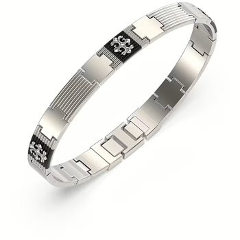 Bracciale Guess Uomo Rebel Moon in Acciaio JUMB05 065JW - JUMB05 065JW